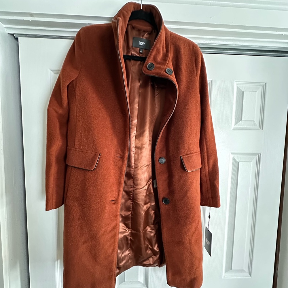 DKNY men’s wool coat